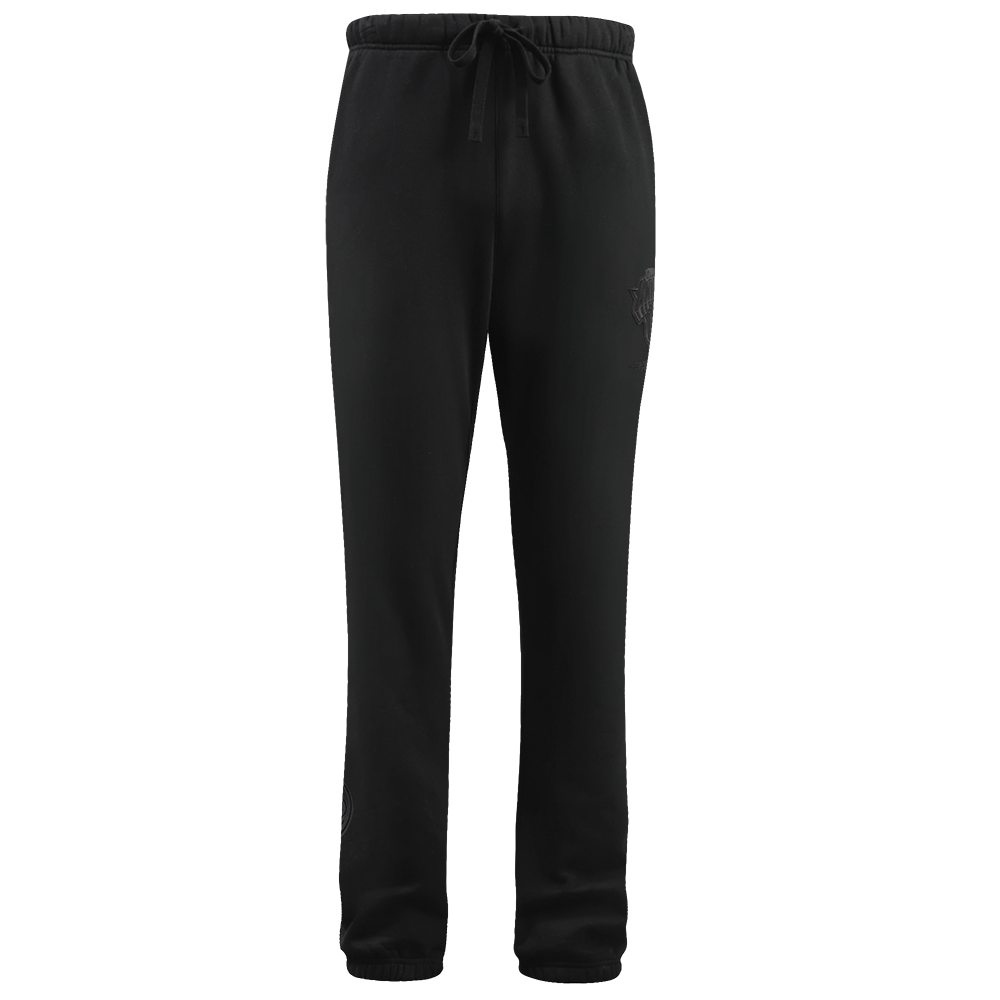 NBA NEW YORK KNICKS NEUTRAL FLEECE SWEATPANT (BLACK)