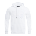 NBA NEW YORK KNICKS WHITE OUT MEN'S DOUBLE KNIT PULLOVER HOODIE (WHITE)