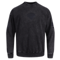 NBA NEW YORK KNICKS WASHED VANGUARD CHANDAIL OUATÉ À COL ROND POUR HOMME (NOIR DÉLAVÉ)