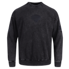 NBA NEW YORK KNICKS WASHED VANGUARD CHANDAIL OUATÉ À COL ROND POUR HOMME (NOIR DÉLAVÉ)