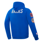 NBA NEW YORK KNICKS MODERN ORIGINALS CHANDAIL À CAPUCHON EN MOLLETON POUR HOMME (BLEU ROYAL)