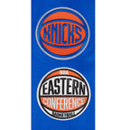 NBA NEW YORK KNICKS MODERN ORIGINALS CHANDAIL À CAPUCHON EN MOLLETON POUR HOMME (BLEU ROYAL)
