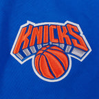 NBA NEW YORK KNICKS MODERN ORIGINALS CHANDAIL À CAPUCHON EN MOLLETON POUR HOMME (BLEU ROYAL)