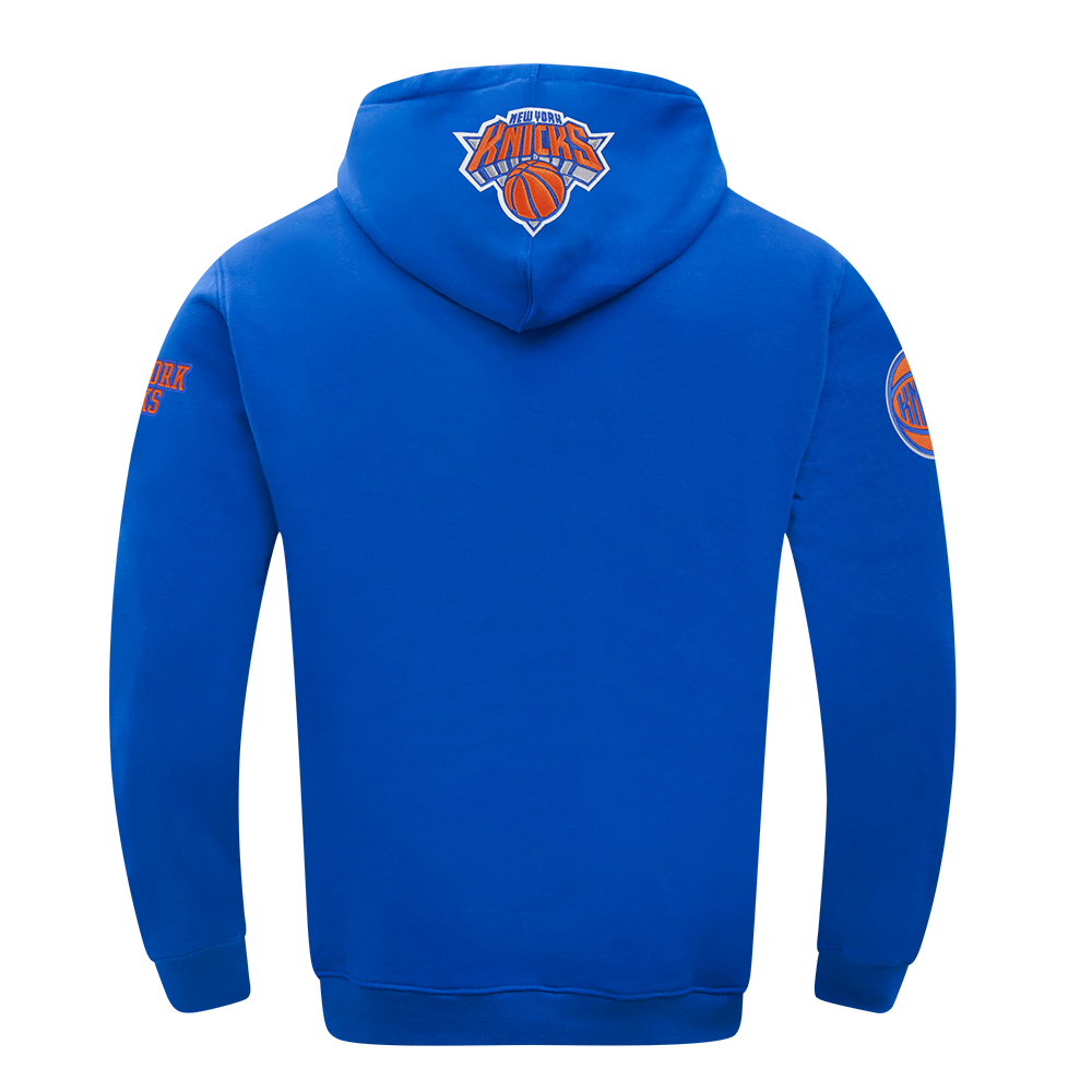 NBA NEW YORK KNICKS CITY ARCH MEN'S FLC PO HOODIE (ROYAL BLUE)
