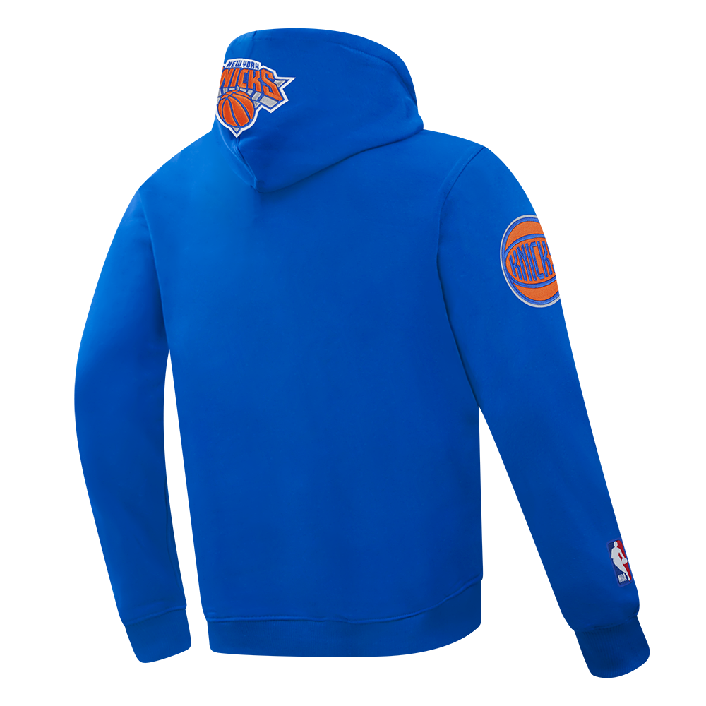 NBA NEW YORK KNICKS CITY ARCH MEN'S FLC PO HOODIE (ROYAL BLUE)