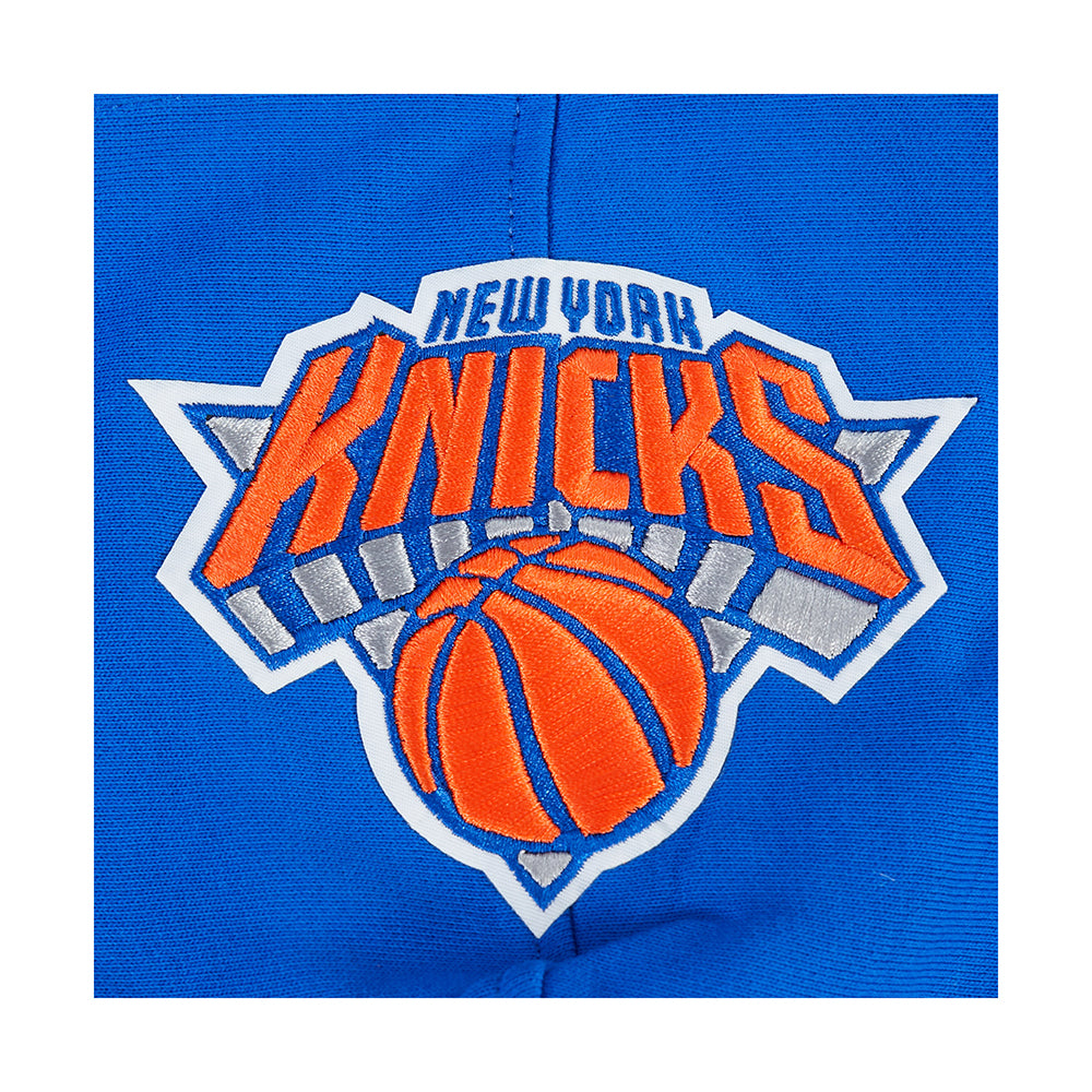 NBA NEW YORK KNICKS CITY ARCH MEN'S FLC PO HOODIE (ROYAL BLUE)