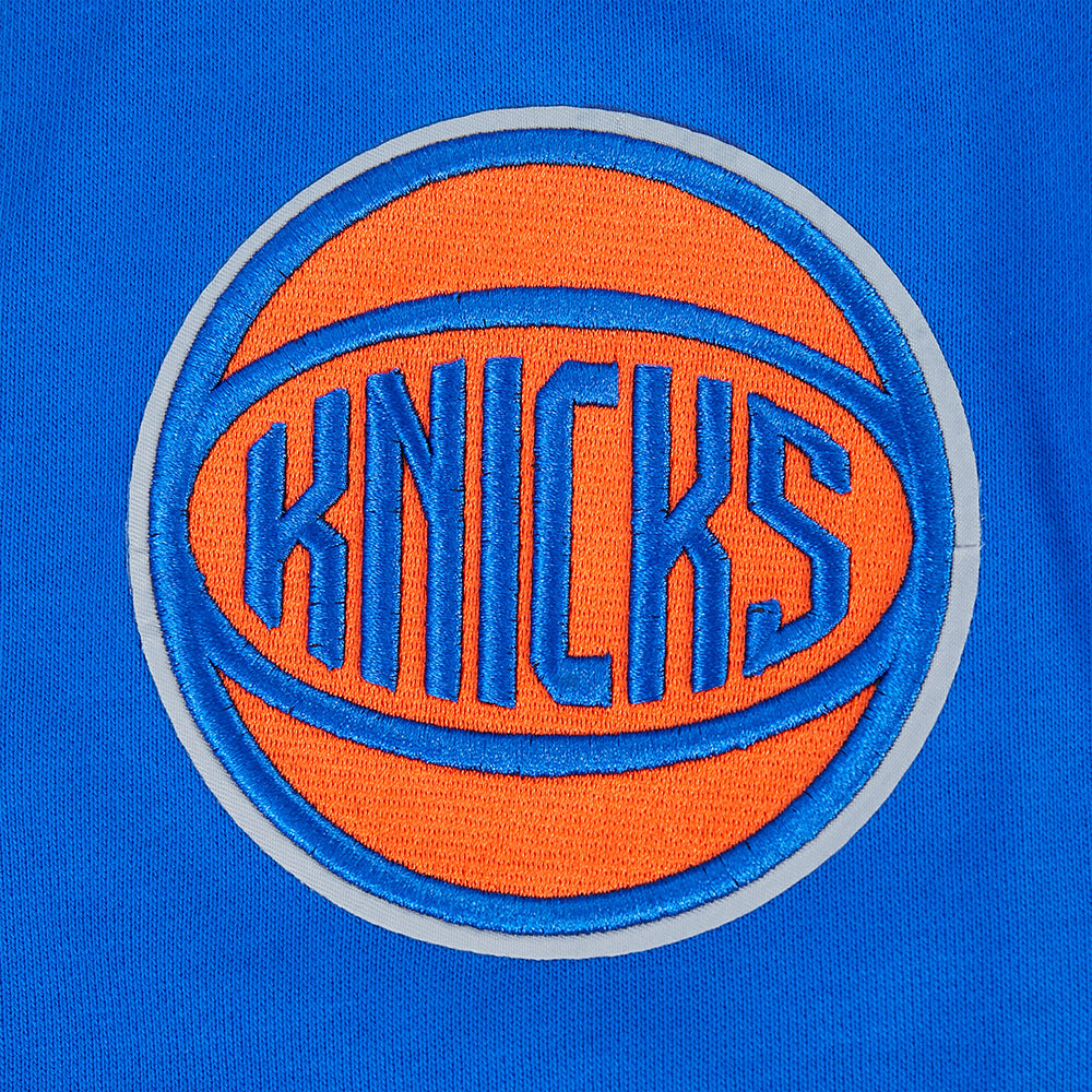 NBA NEW YORK KNICKS CITY ARCH MEN'S FLC PO HOODIE (ROYAL BLUE)