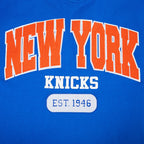 NBA NEW YORK KNICKS CITY ARCH MEN'S FLC PO HOODIE (ROYAL BLUE)