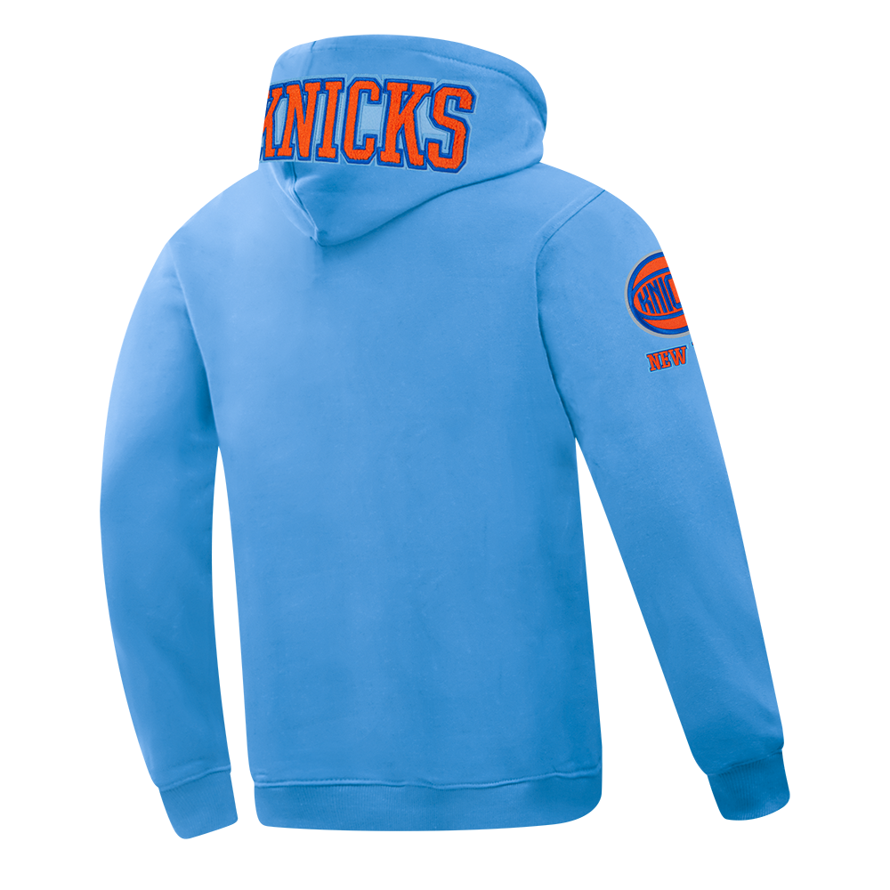 NBA NEW YORK KNICKS CLASSIC CHENILLE MEN'S SWEATSHIRT (UNIVERSITY BLUE)