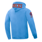 NBA NEW YORK KNICKS CLASSIC CHENILLE MEN'S SWEATSHIRT (UNIVERSITY BLUE)