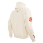 NBA NEW YORK KNICKS FIRST TEAM MEN'S PULL OVER HOODIE (EGGSHELL)