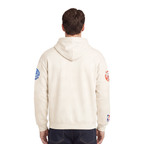 NBA NEW YORK KNICKS FIRST TEAM MEN'S PULL OVER HOODIE (EGGSHELL)
