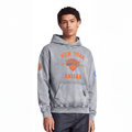NBA NEW YORK KNICKS FIRST TEAM MEN'S PULL OVER HOODIE (WASHED GREY)