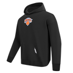 NBA NEW YORK KNICKS PLAYBACK MEN'S PULL OVER HOODIE (BLACK)