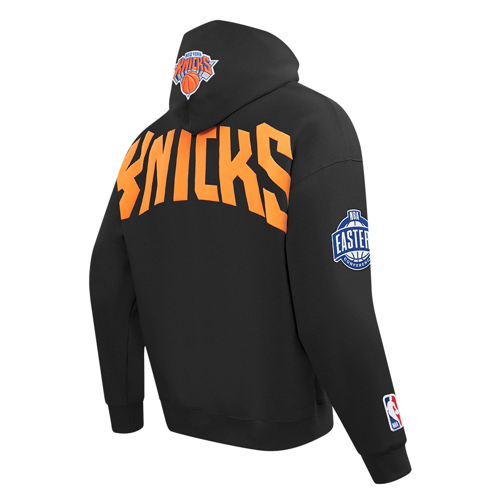 NBA NEW YORK KNICKS PLAYBACK MEN'S PULL OVER HOODIE (BLACK)