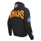 NBA NEW YORK KNICKS PLAYBACK MEN'S PULL OVER HOODIE (BLACK)
