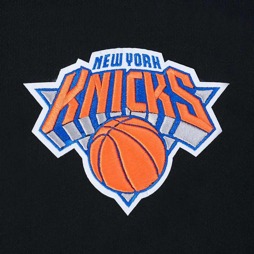 NBA NEW YORK KNICKS PLAYBACK MEN'S PULL OVER HOODIE (BLACK)