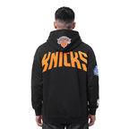NBA NEW YORK KNICKS PLAYBACK MEN'S PULL OVER HOODIE (BLACK)