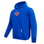 NBA NEW YORK KNICKS PLAYBACK MEN'S PULL OVER HOODIE (ROYAL BLUE)