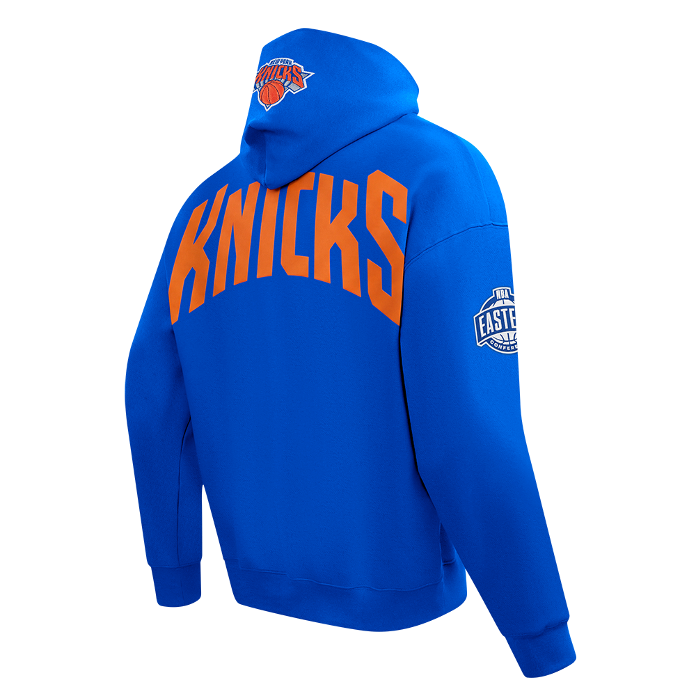 NBA NEW YORK KNICKS PLAYBACK MEN'S PULL OVER HOODIE (ROYAL BLUE)