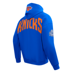 NBA NEW YORK KNICKS PLAYBACK MEN'S PULL OVER HOODIE (ROYAL BLUE)