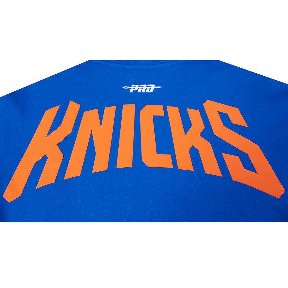 NBA NEW YORK KNICKS PLAYBACK MEN'S PULL OVER HOODIE (ROYAL BLUE)