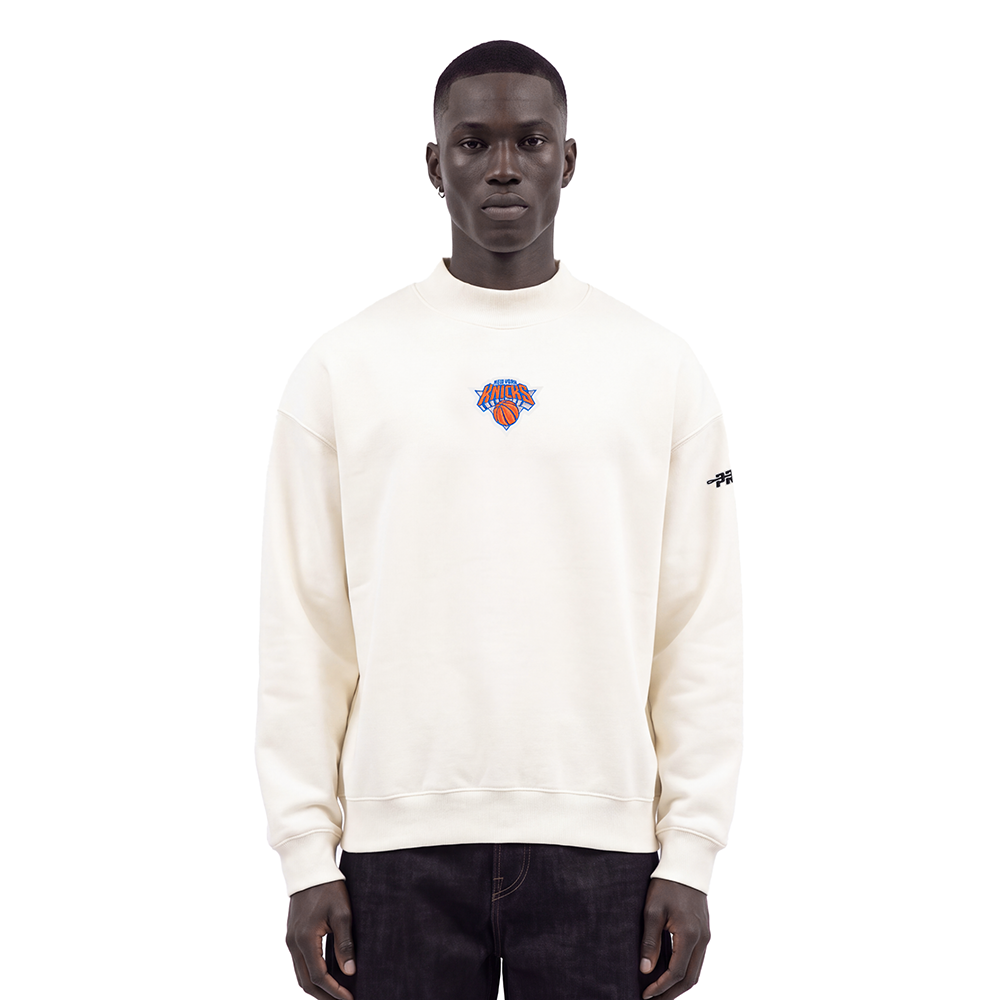 NBA NEW YORK KNICKS CLASSIC ICON CHANDAIL OUATÉ POUR HOMME (COQUILLE D'ŒUF)
