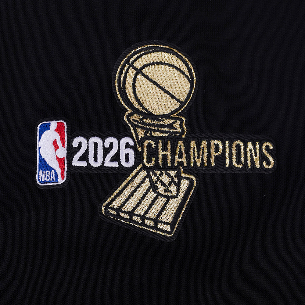 NEW YORK KNICKS 2026 NBA CHAMPIONSHIP   MEN'S PULL OVER HOODIE (BLACK)