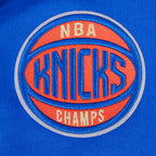 NBA NEW YORK KNICKS CHANDAIL À CAPUCHON POUR HOMME (BLEU ROYAL)