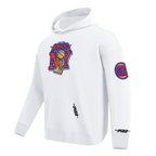 NBA NEW YORK KNICKS  MEN'S PULL OVER HOODIE (WHITE)
