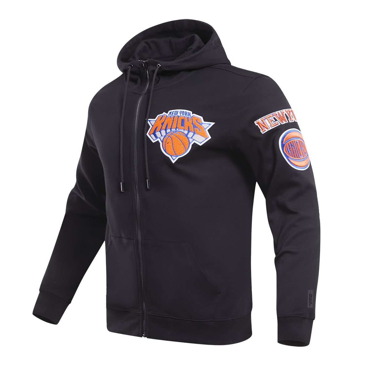 Sweat à capuche classique en chenille NBA New York Knicks pour homme (noir)