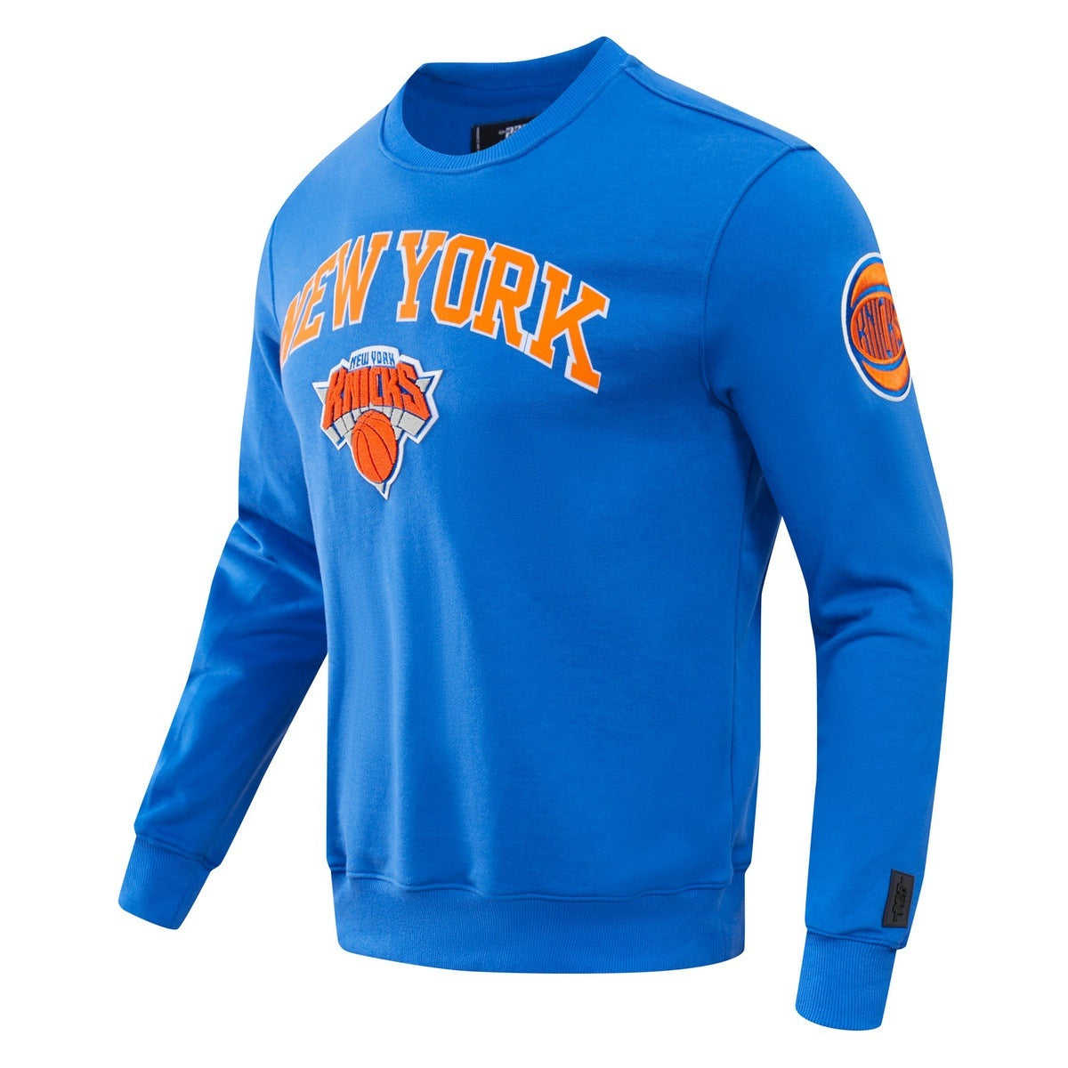 NBA NEW YORK KNICKS CLASSIC MEN'S CREWNECK (ROYAL BLUE)