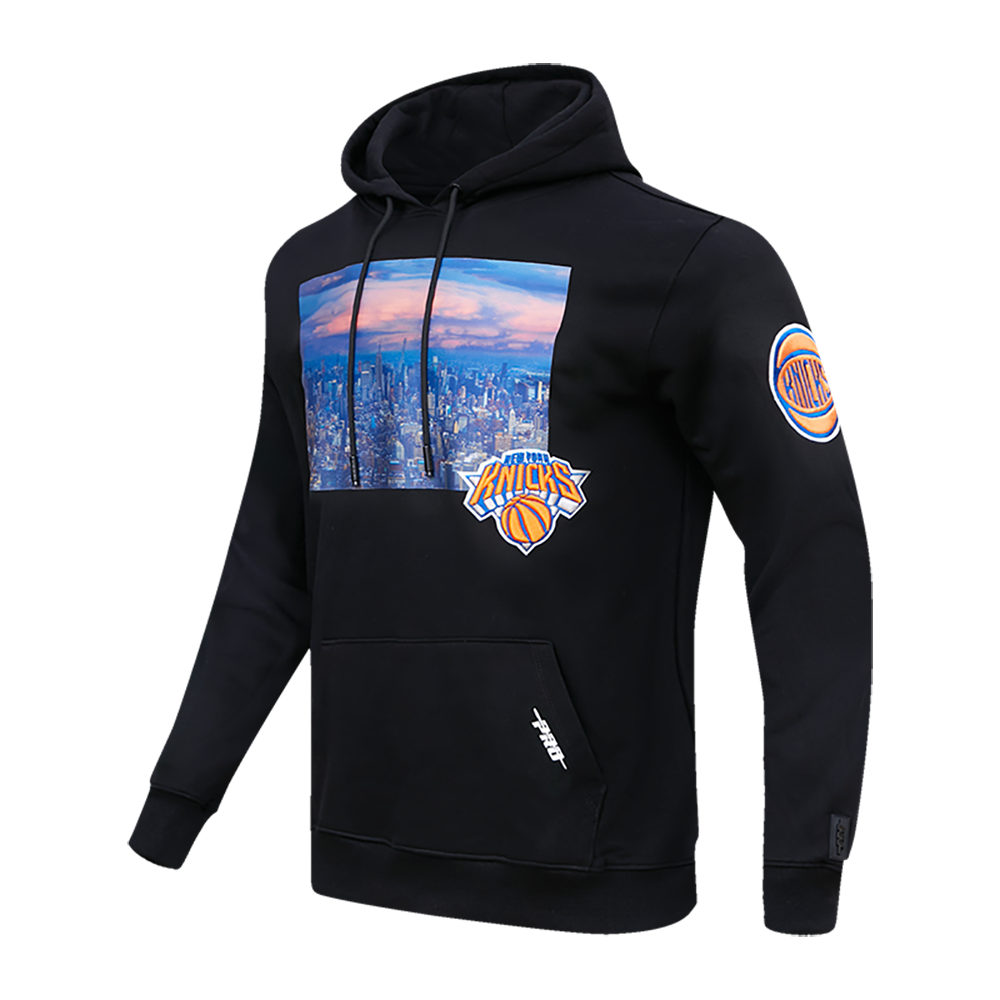 Sweat à capuche NBA New York Knicks City Scape pour homme (noir)