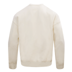 NBA NEW YORK KNICKS NEUTRAL DROP SHOULDER FLEECE CREWNECK (EGGSHELL)