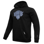 NBA NEW YORK KNICKS VARSITY BLUES MEN'S PULLOVER HOODIE (BLACK)