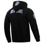 NBA NEW YORK KNICKS VARSITY BLUES MEN'S PULLOVER HOODIE (BLACK)