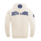 NBA NEW YORK KNICKS VARSITY BLUES MEN'S PULLOVER HOODIE (LINEN)