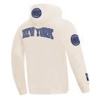 NBA NEW YORK KNICKS VARSITY BLUES MEN'S PULLOVER HOODIE (LINEN)