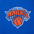 NBA NEW YORK KNICKS MEN'S VARSITY JACKET (ROYAL/ORANGE/ROYAL)