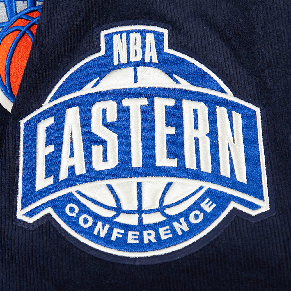 NBA NEW YORK KNICKS ORIGINAL PLAYERS BLOUSON POUR HOMME (MARINE MINUIT)