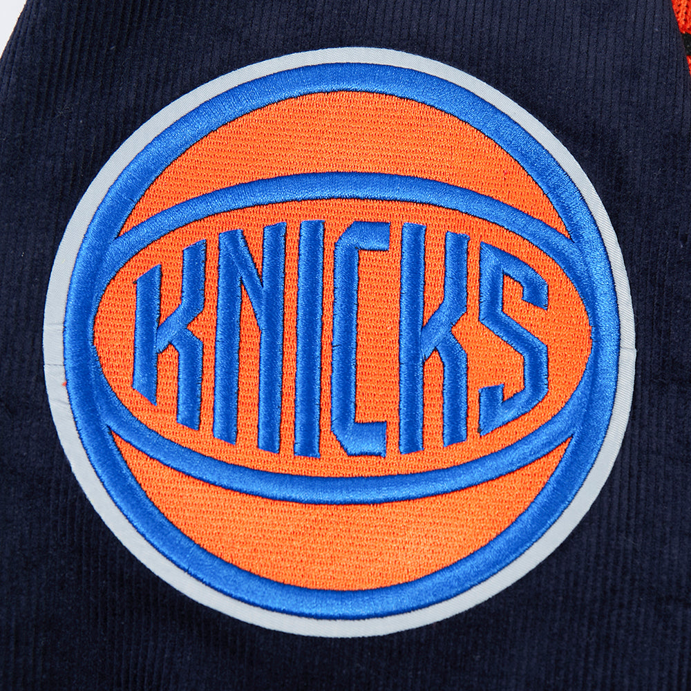 NBA NEW YORK KNICKS ORIGINAL PLAYERS BLOUSON POUR HOMME (MARINE MINUIT)