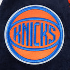 NBA NEW YORK KNICKS ORIGINAL PLAYERS BLOUSON POUR HOMME (MARINE MINUIT)