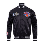 NEW YORK KNICKS 2026 NBA CHAMPIONSHIP  MEN'S SATIN JACKET (BLACK)