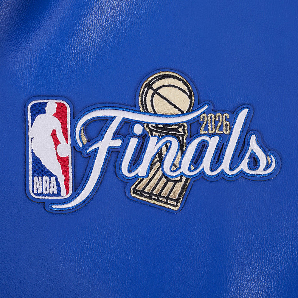 NBA NEW YORK KNICKS BLOUSON POUR HOMME (BLEU ROYAL/BLANC)