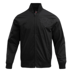 NBA NEW YORK KNICKS NEUTRAL MEN'S  TWILL JACKET (BLACK)