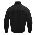 NBA NEW YORK KNICKS NEUTRAL MEN'S  TWILL JACKET (BLACK)