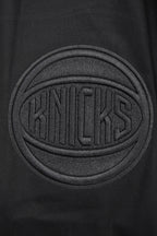 NBA NEW YORK KNICKS NEUTRAL MEN'S  TWILL JACKET (BLACK)