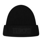 NBA NEW YORK KNICKS WASHED VANGUARD UNLINED PRO BEANIE CUFFED (BLACK)
