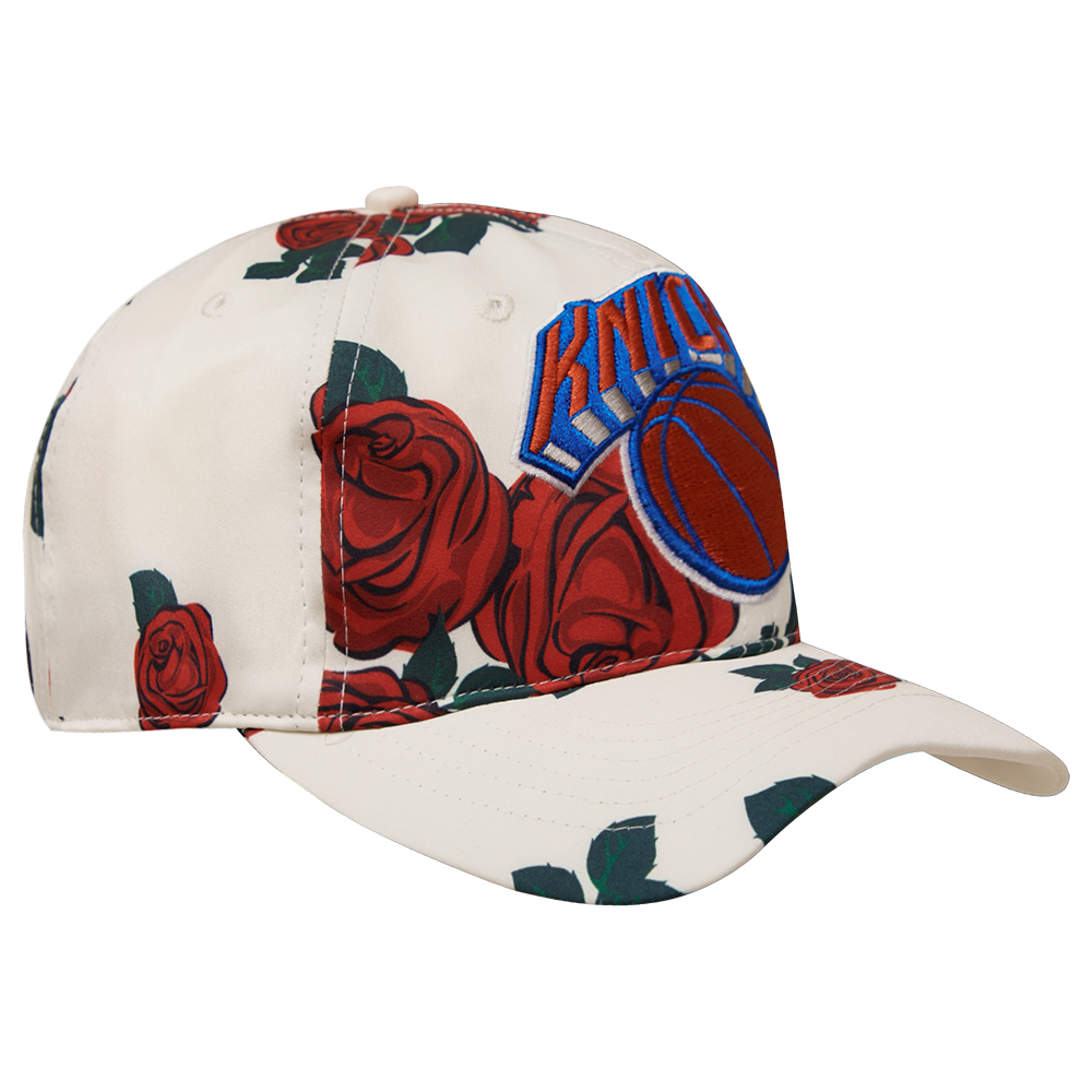 NBA NEW YORK KNICKS ROSES AOP MEN'S DAD HAT (EGGSHELL / MULTI)
