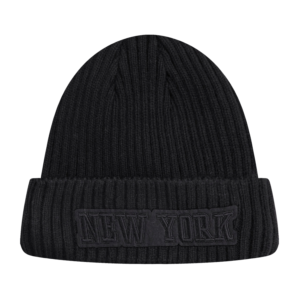 NBA NEW YORK KNICKS NEUTRAL BEANIE (BLACK)